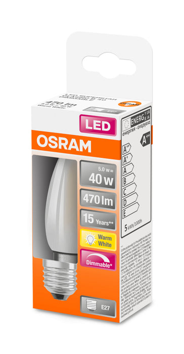 Osram LED SUPERSTAR RETROFIT matt DIM CLB 40 4,5W 827 E27 pic2