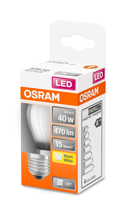 Osram LED RETROFIT GLOBE25 4W E27 klar non dim pic3