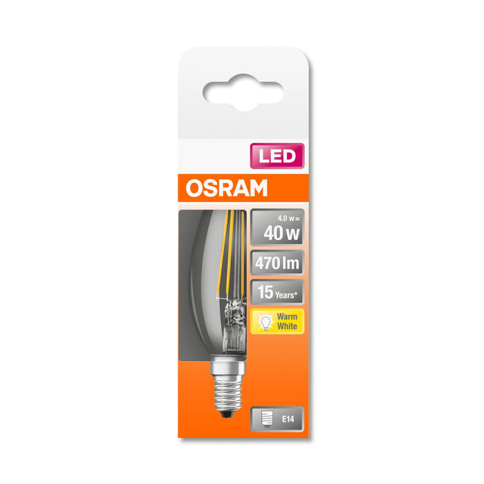 Osram LED RETROFIT CLASSIC B 37 4W 827 E14 CL pic3