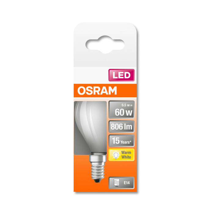Osram LED STAR RETROFIT matt CLP 60 6,5W 827 E14 non-dim pic3