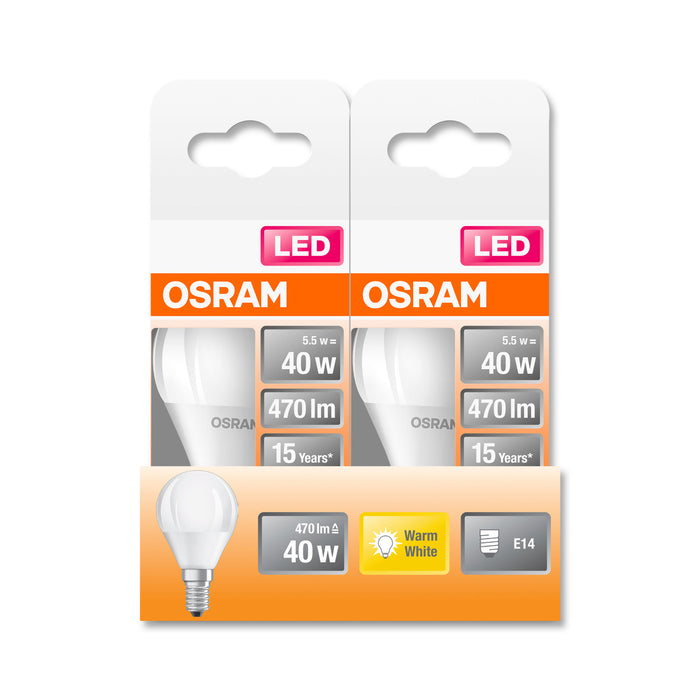 Osram Star Classic LED Lampe E14 5.5W, warmweiß, mattiert pic2