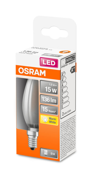 Osram LED STAR RETROFIT matt CLB 15 1,5W 827 E14 non-dim pic2