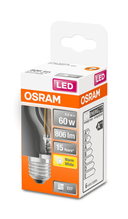 Osram LED STAR FILAMENT klar CLP 60 7W 827 E27 non-dim pic3
