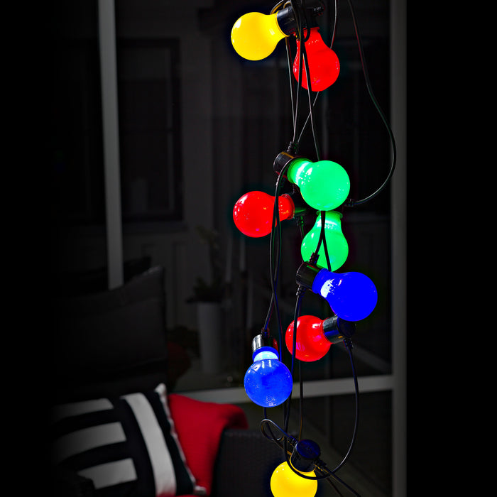 Konstsmide LED-Partylichterkette 10 bunte Lampen, 4,5 m pic2
