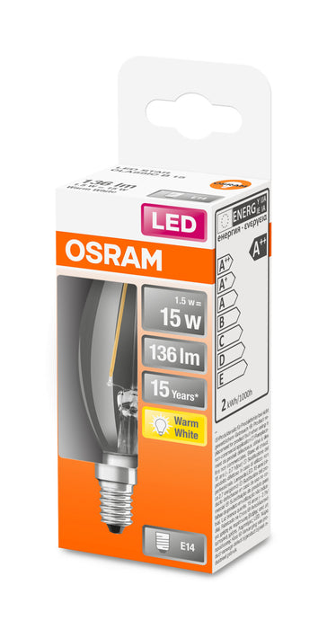 Osram LED RETROFIT B15 1,4W E14 klar non dim pic4