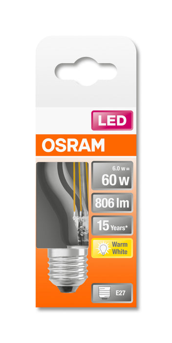 Osram LED STAR FILAMENT klar CLP 60 7W 827 E27 non-dim pic4