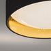 Fischer & Honsel LED-Deckenleuchte Sete, schwarz-gold pic3