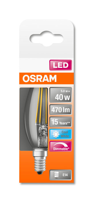 Osram LED SUPERSTAR FILAMENT klar DIM CLB 40 5W 840 E14 pic3